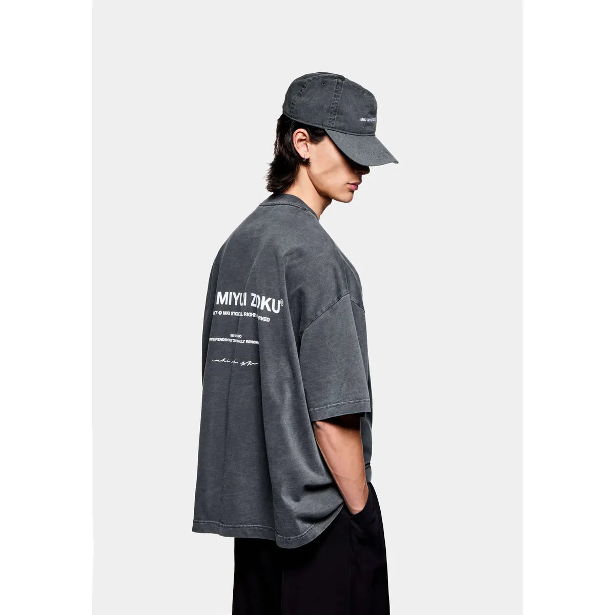 MKI DESIGN STUDIO PIGMENT BLACK T-SHIRT