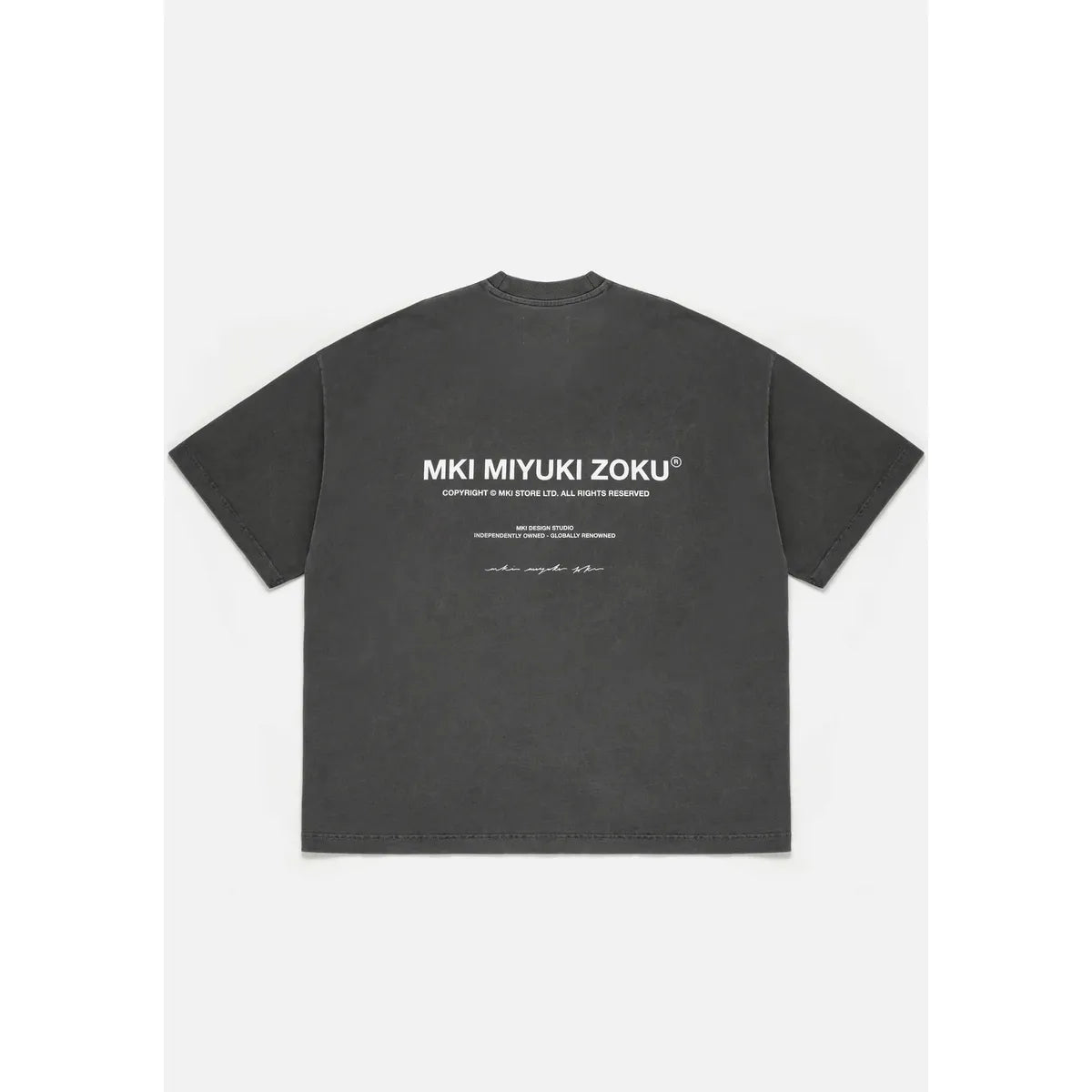 MKI DESIGN STUDIO PIGMENT BLACK T-SHIRT