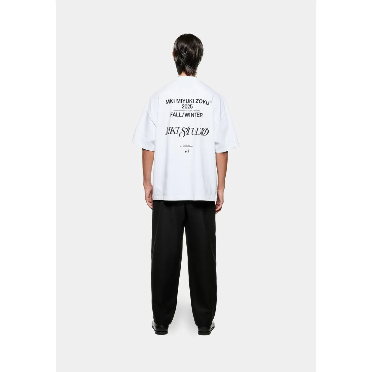 MKI SCRIPT WHITE T-SHIRT