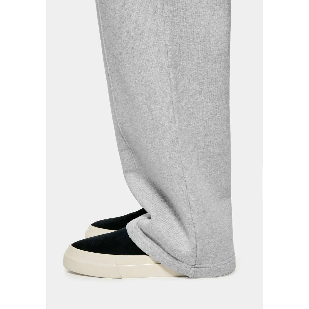 MKI 800 GSM SUPERWEIGHT WIDE LEG GREY JOGGERS