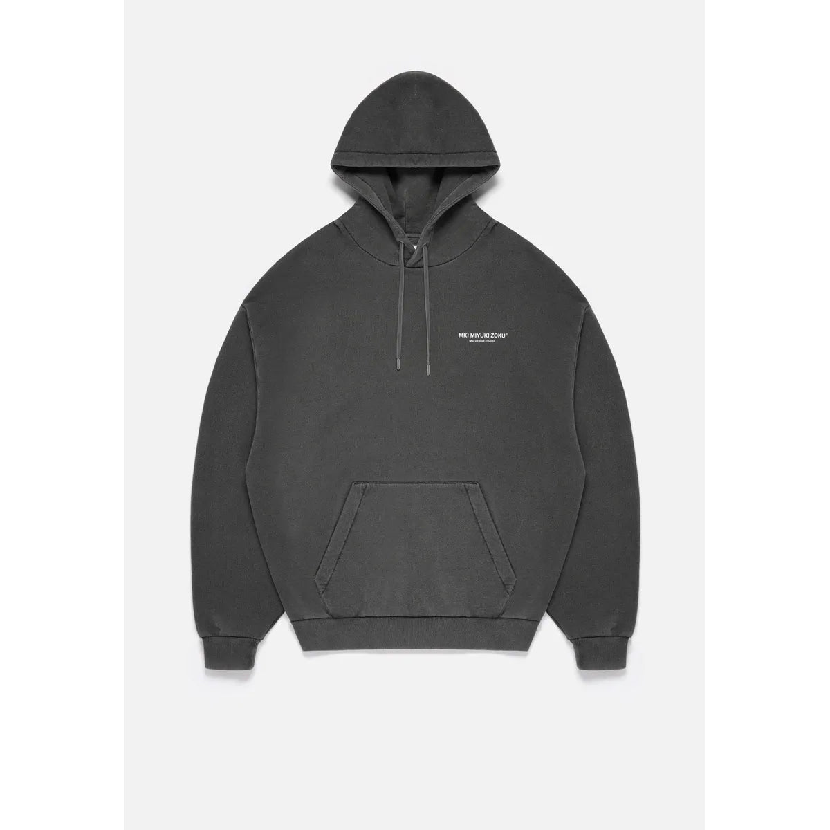 MKI DESIGN STUDIO PIGMENT BLACK HOODY