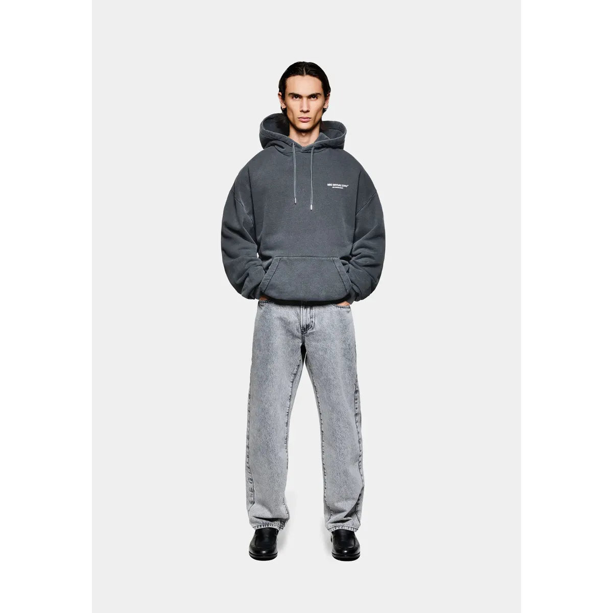 MKI DESIGN STUDIO PIGMENT BLACK HOODY