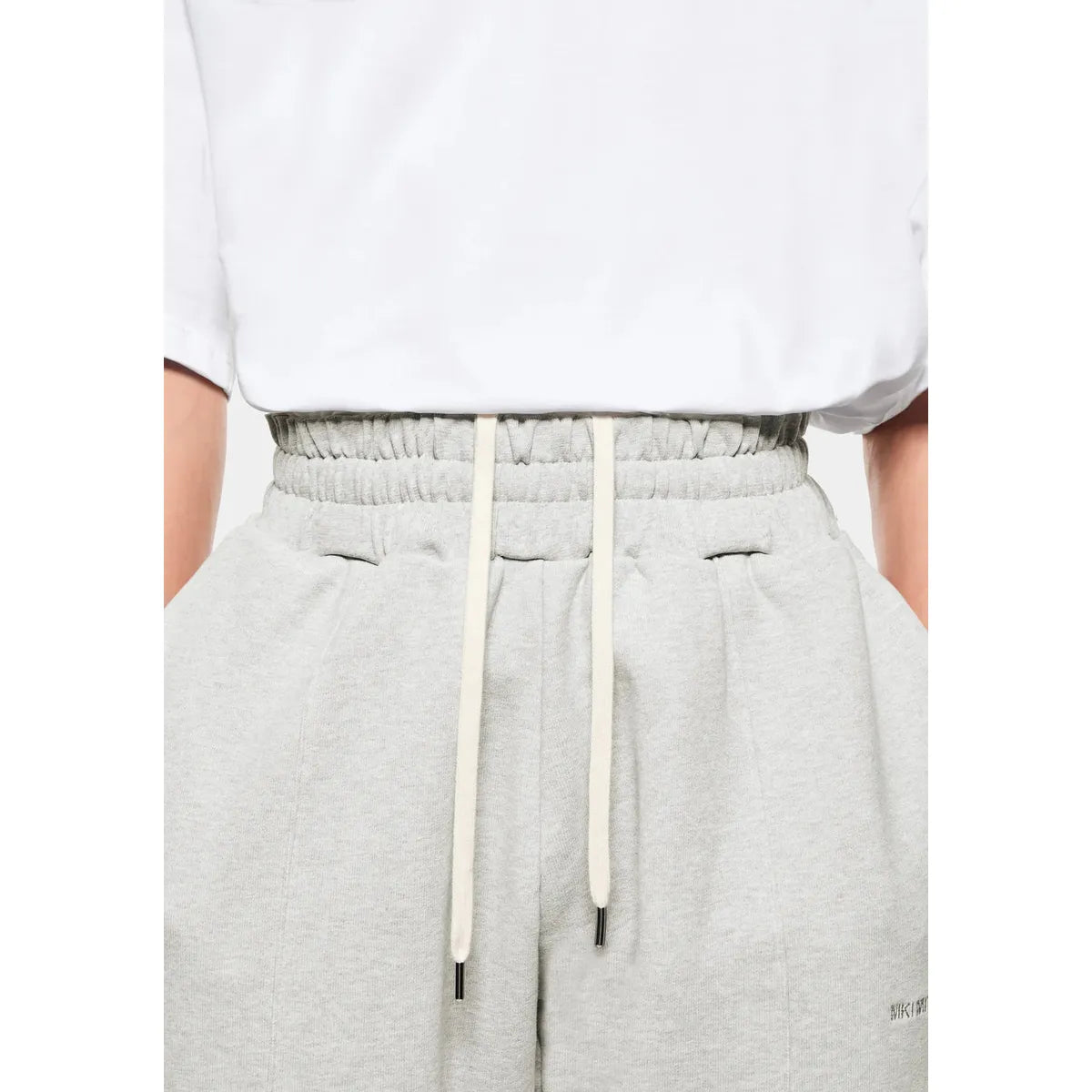 MKI 800 GSM SUPERWEIGHT WIDE LEG OATMEAL JOGGERS