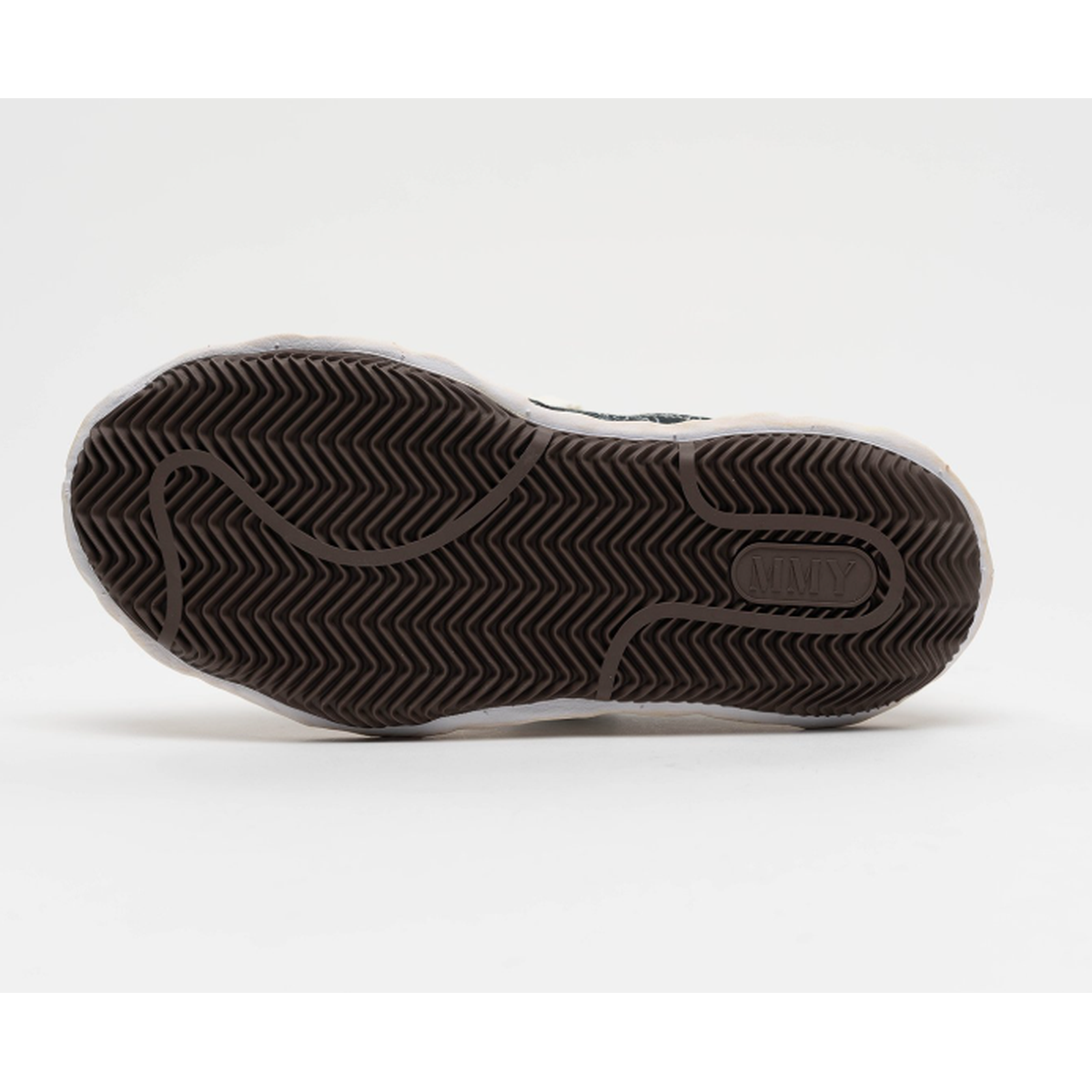 Maison Mihara Yasuhiro "BLAKEY" Green Graffiti Printed Canvas Sneaker