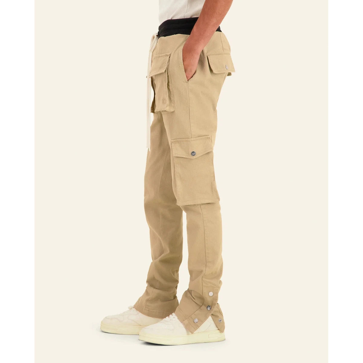 Mouty Beige Cargo Pants