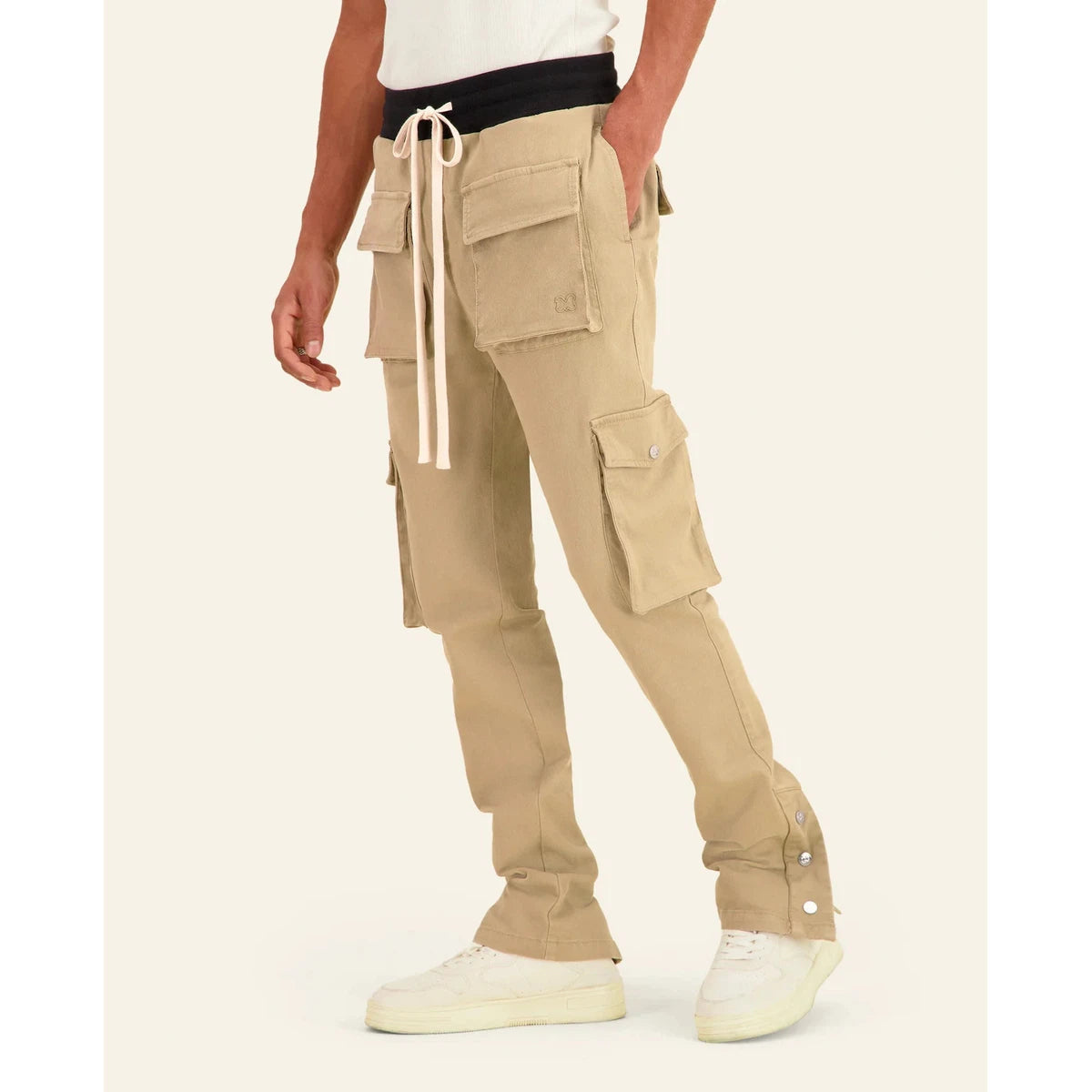 Mouty Beige Cargo Pants