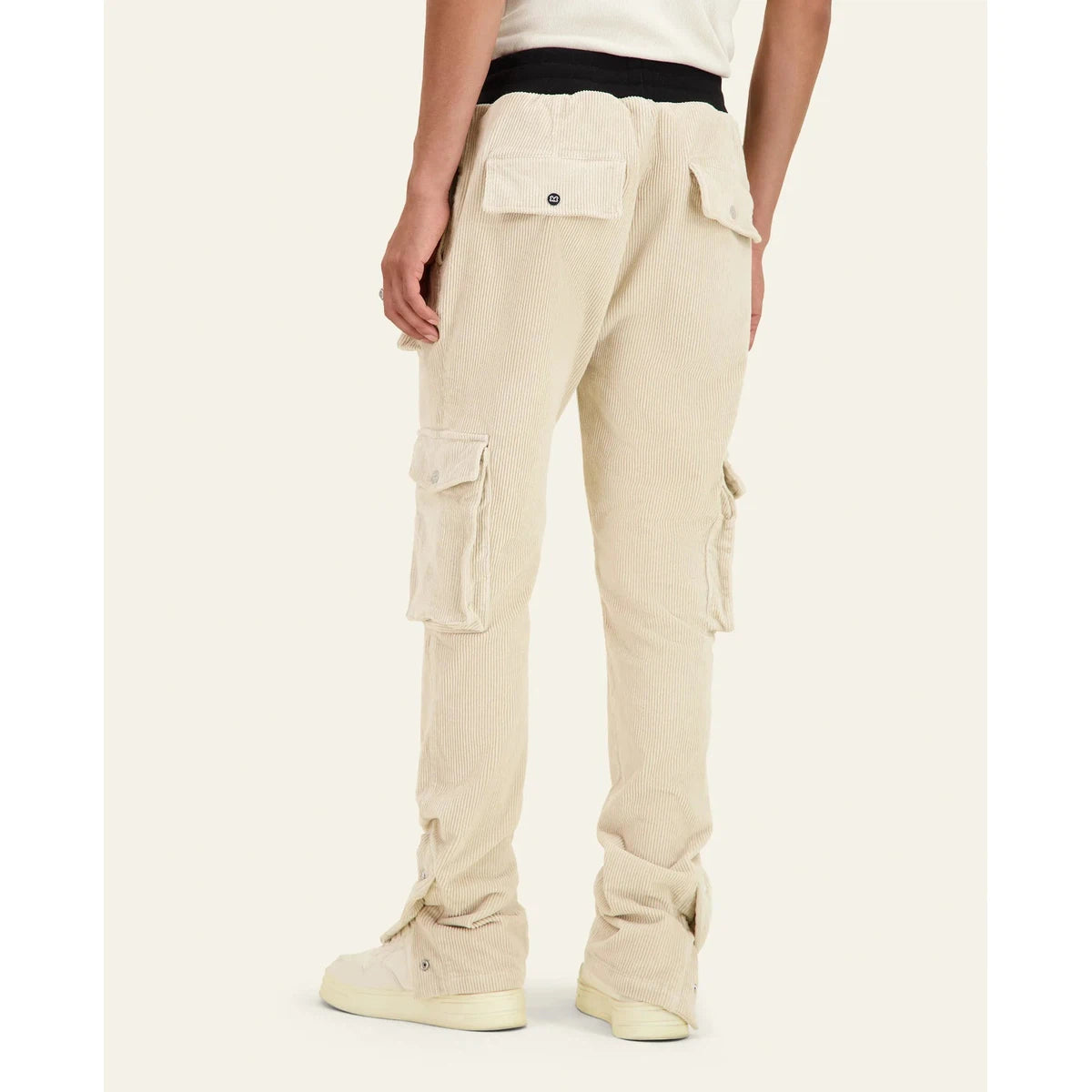 Mouty Beige Corduroy Cargo