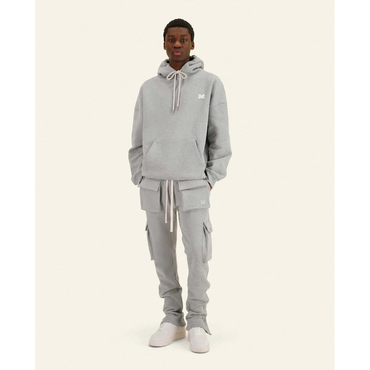 Mouty Grey Jogging Cargo Pants