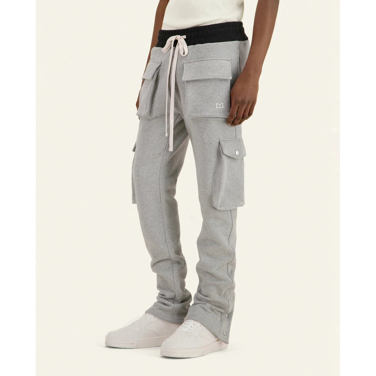 Mouty Grey Jogging Cargo Pants