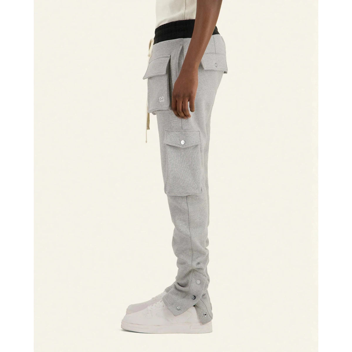 Mouty Grey Jogging Cargo Pants