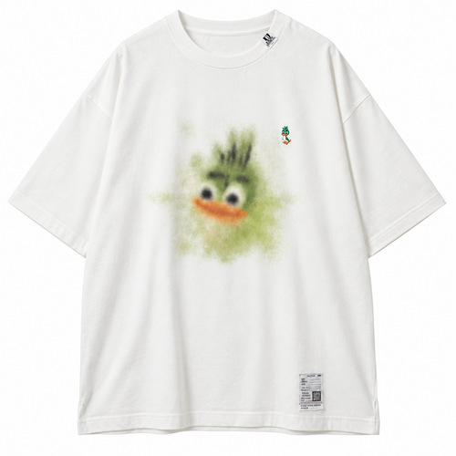 Maison Mihara Yasuhiro Leon Print T-Shirt in White