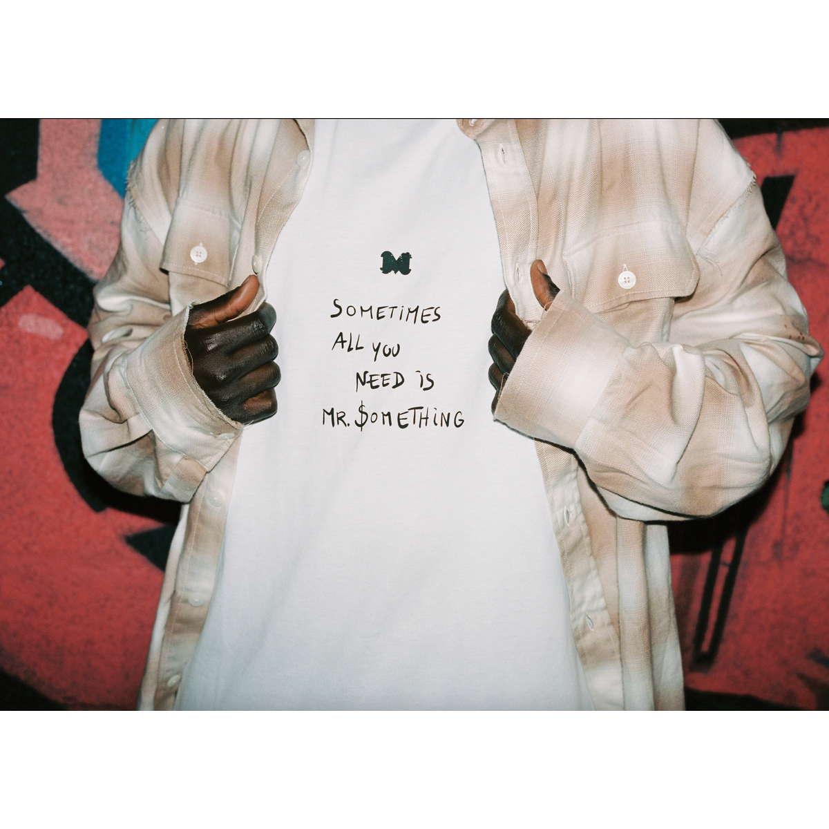 Mouty X Mr.something "Sometimes All You Need Is Mr.something" T-shirt