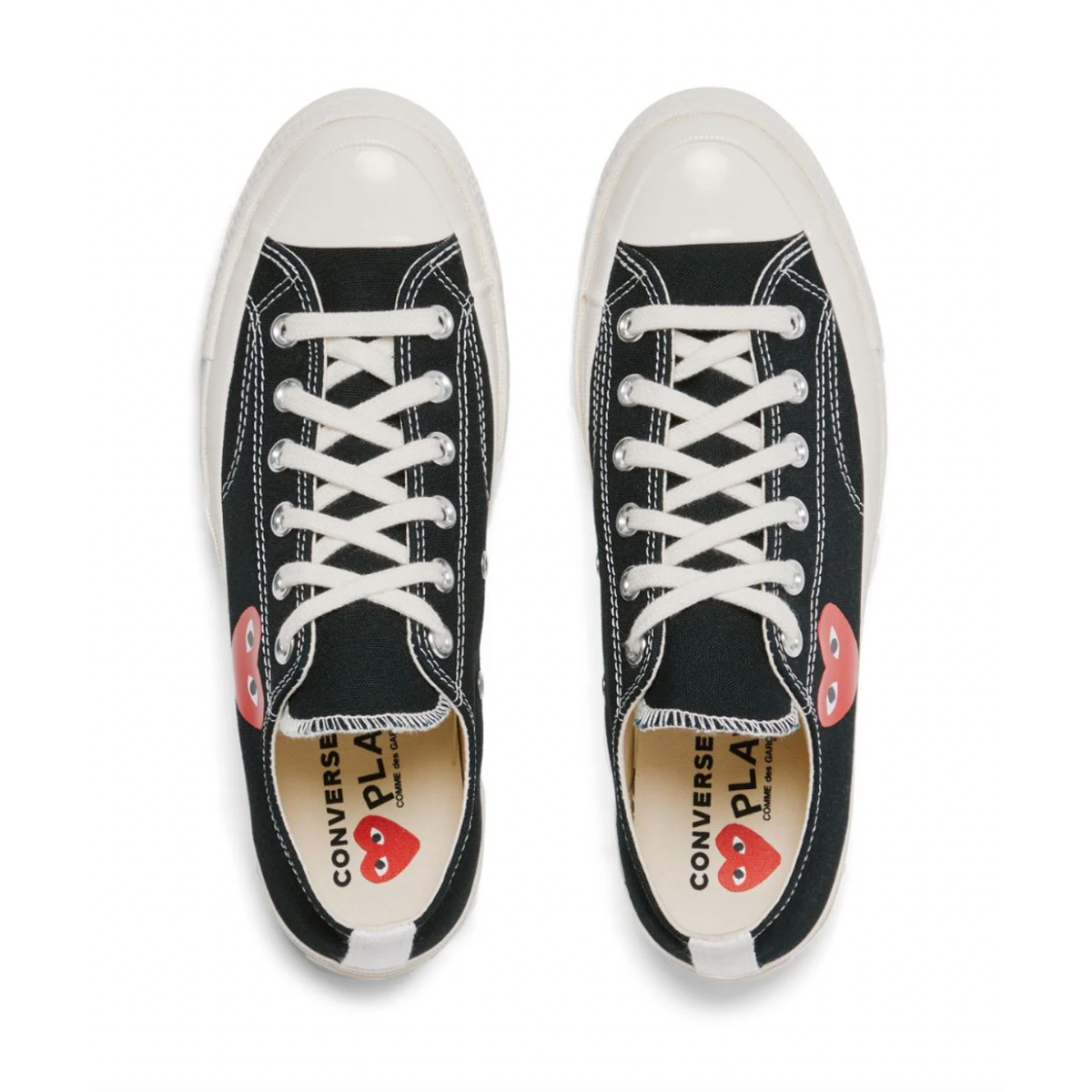 Comme Des Garcons Play Black Low-Top Sneakers