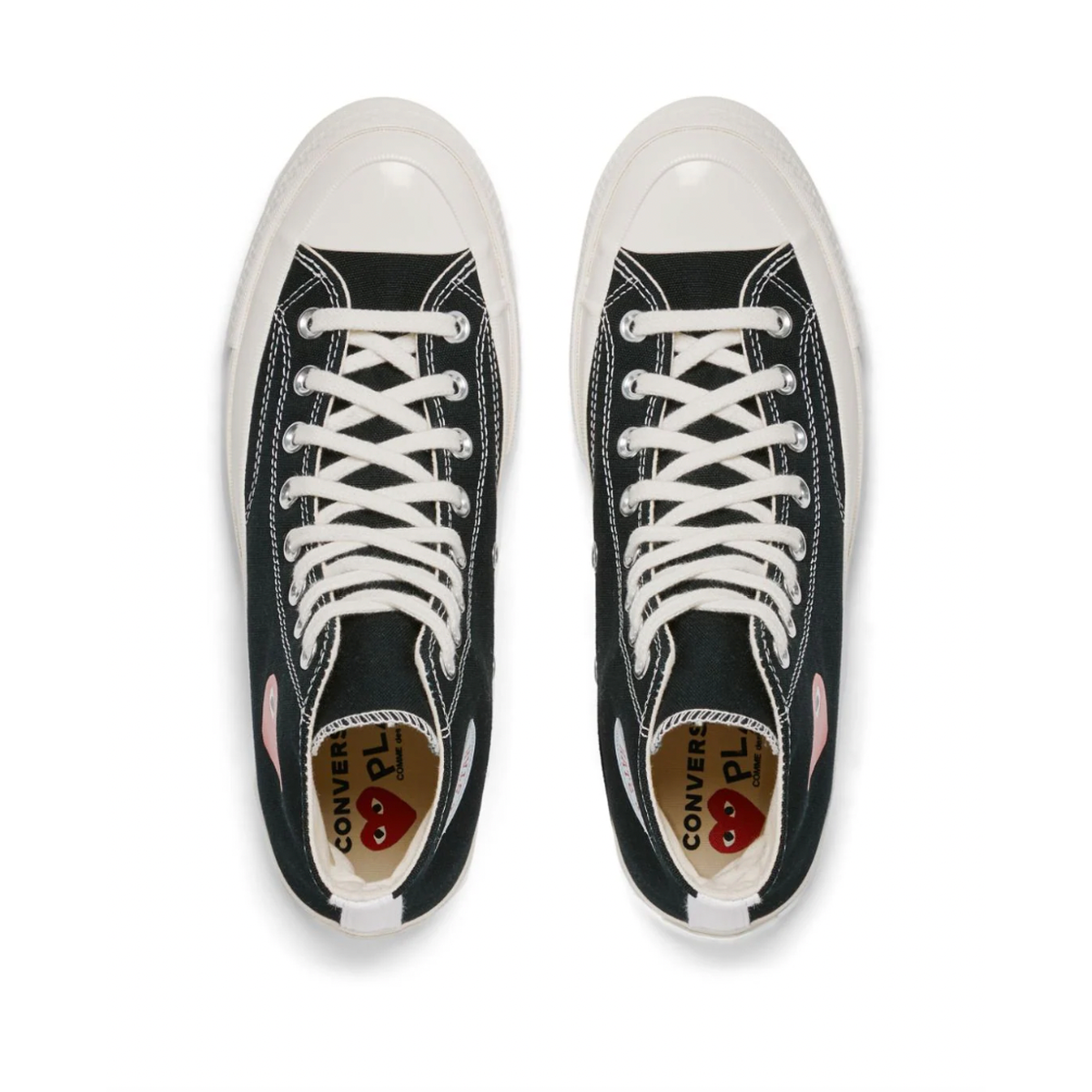 Comme Des Garcons Play Black High-Top Sneakers