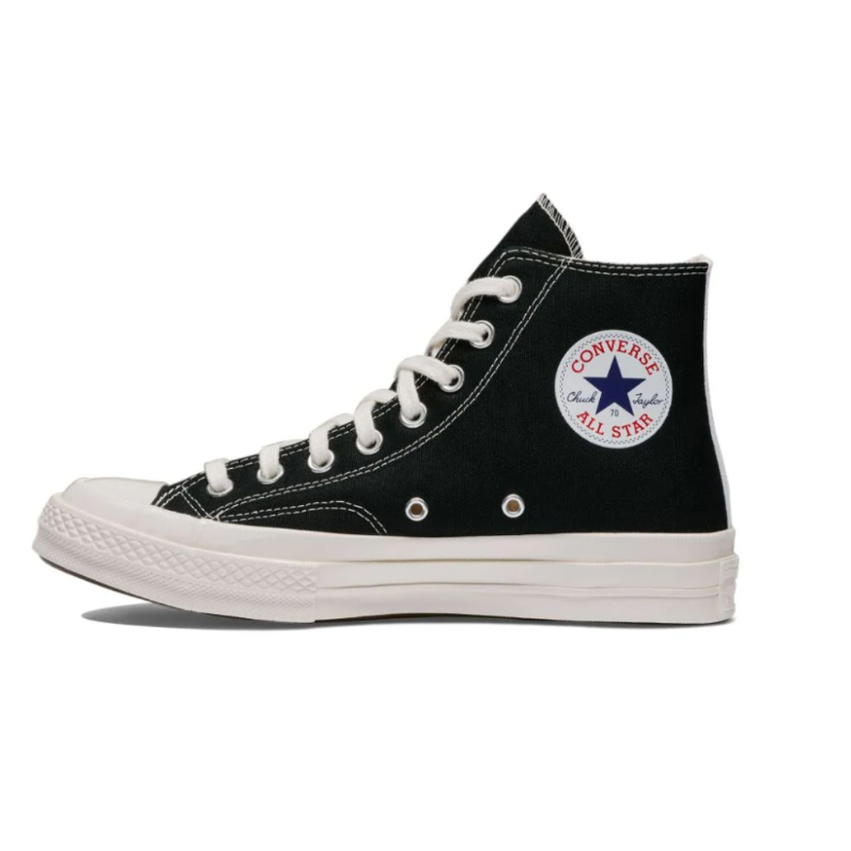 Comme Des Garcons Play Black High-Top Sneakers