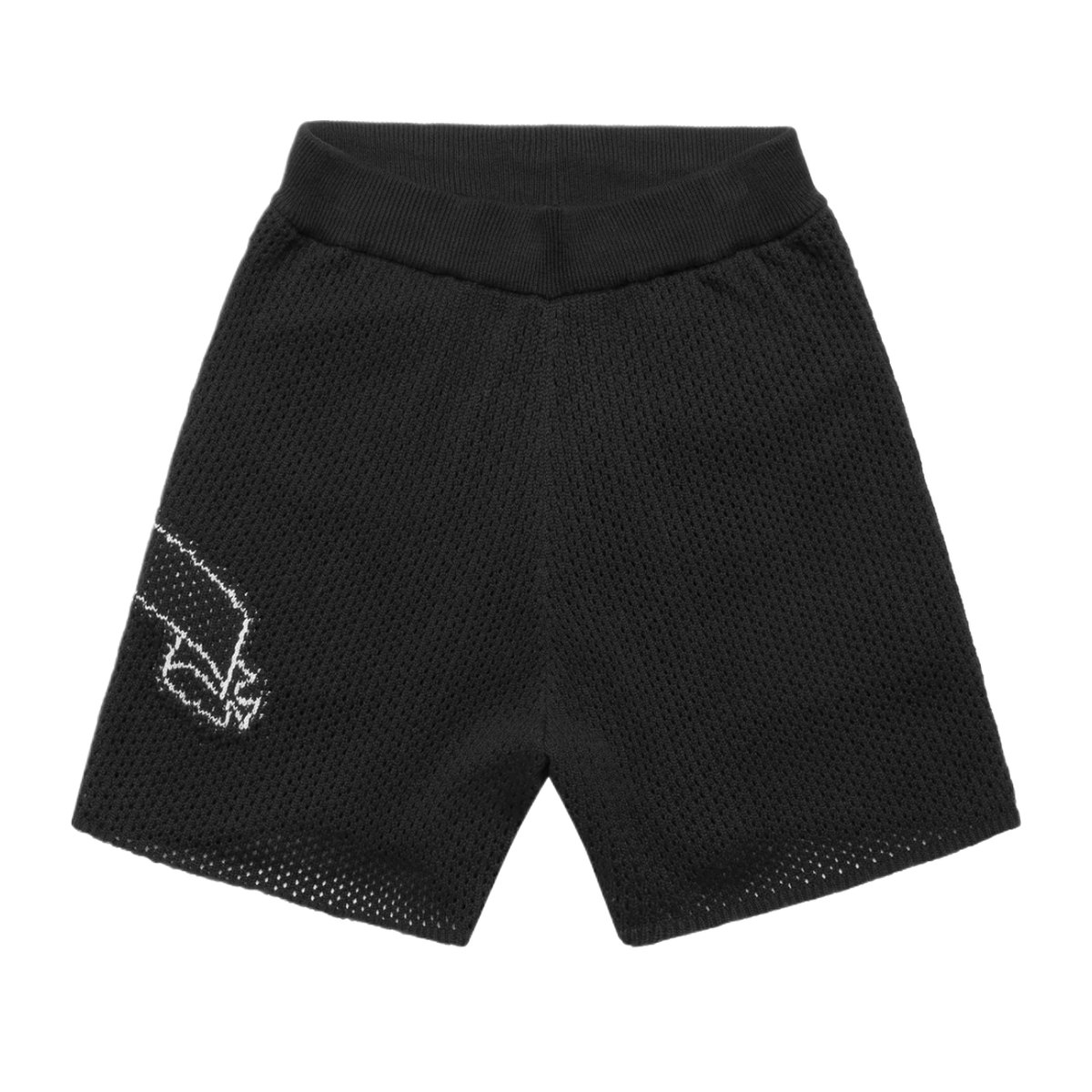 ASKYURSELF - BANNED CROCHET KNIT SHORTS