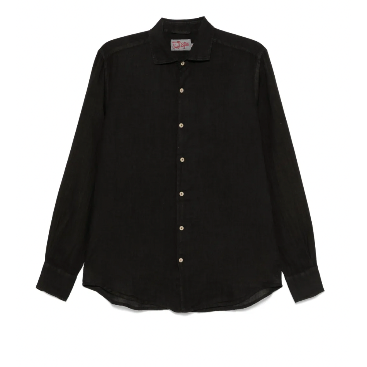 MC2 Black linen Vintage Button Shirt