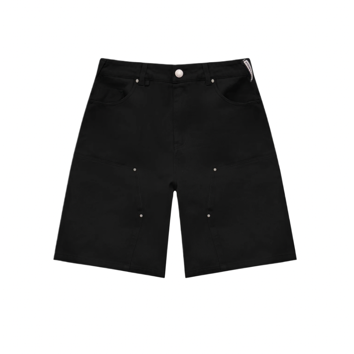 The Couture Club Black Twill Carpenter Shorts