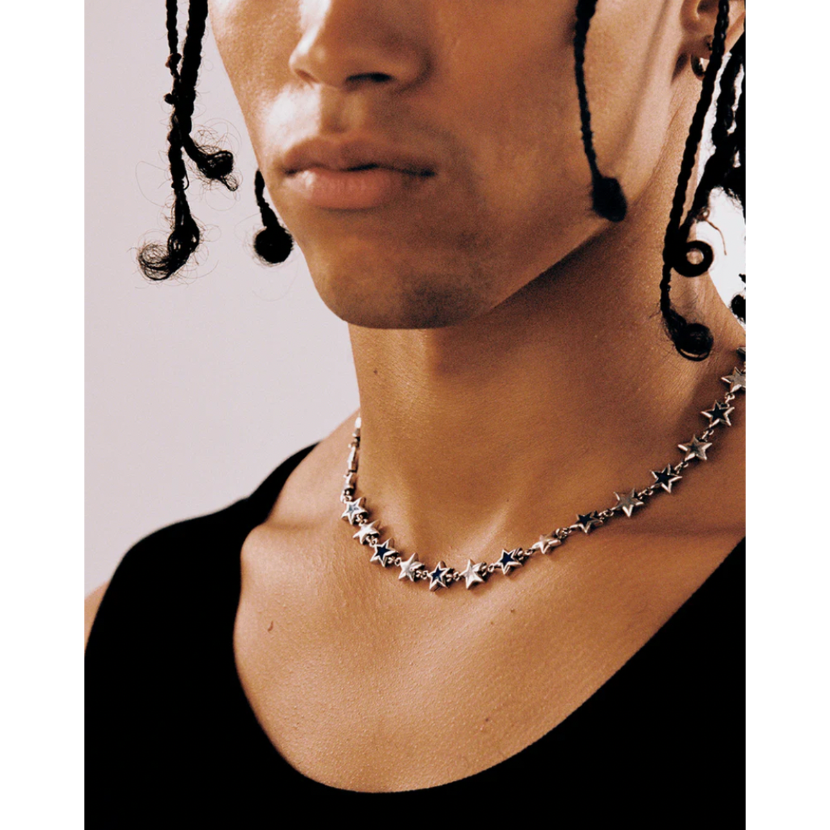 Twojeys Enameled Stars Necklace