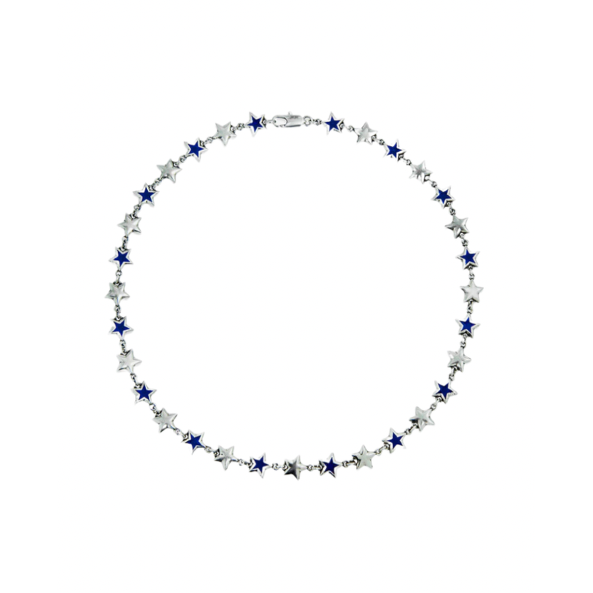 Twojeys Enameled Stars Necklace