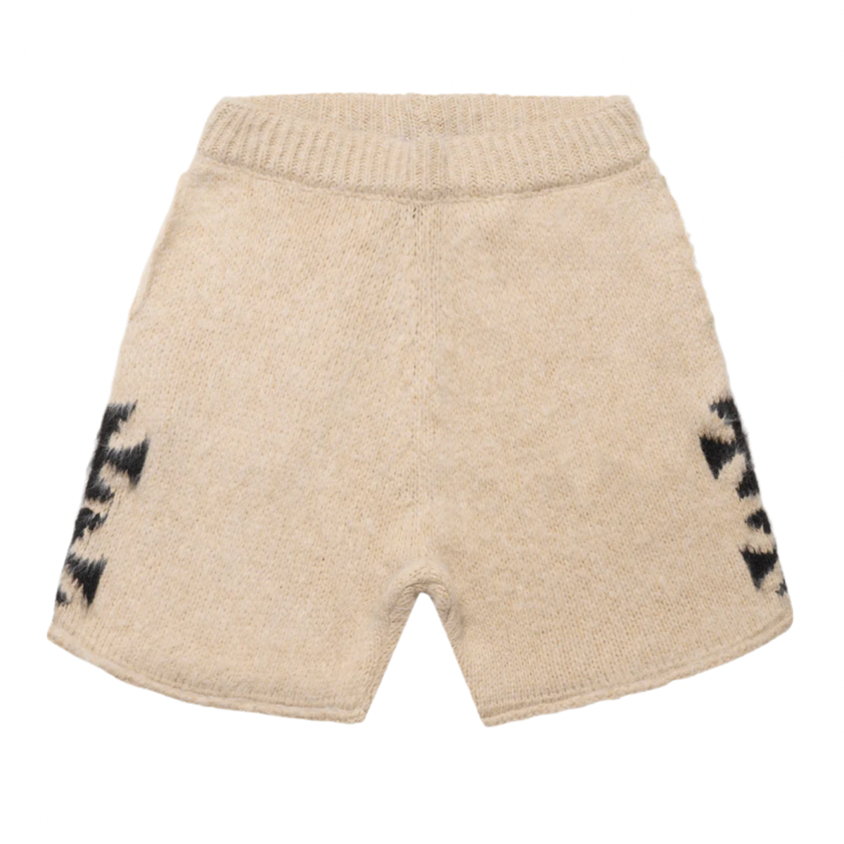 ASKYURSELF - BRUSHED CROSS KNIT SHORTS