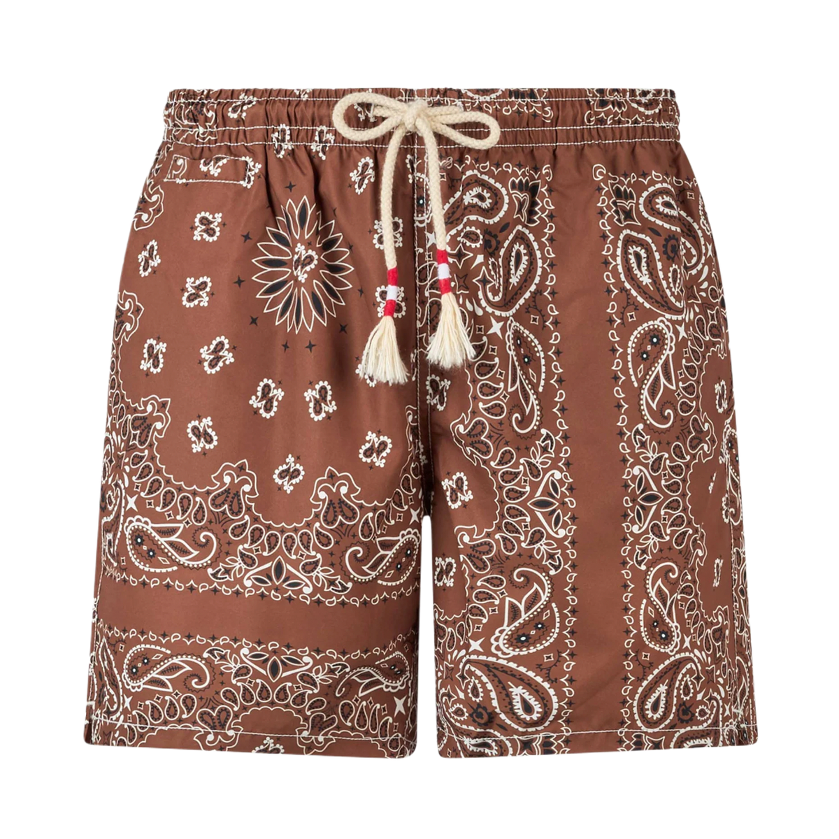 MC2 Brown Bandanna Print Swim Shorts