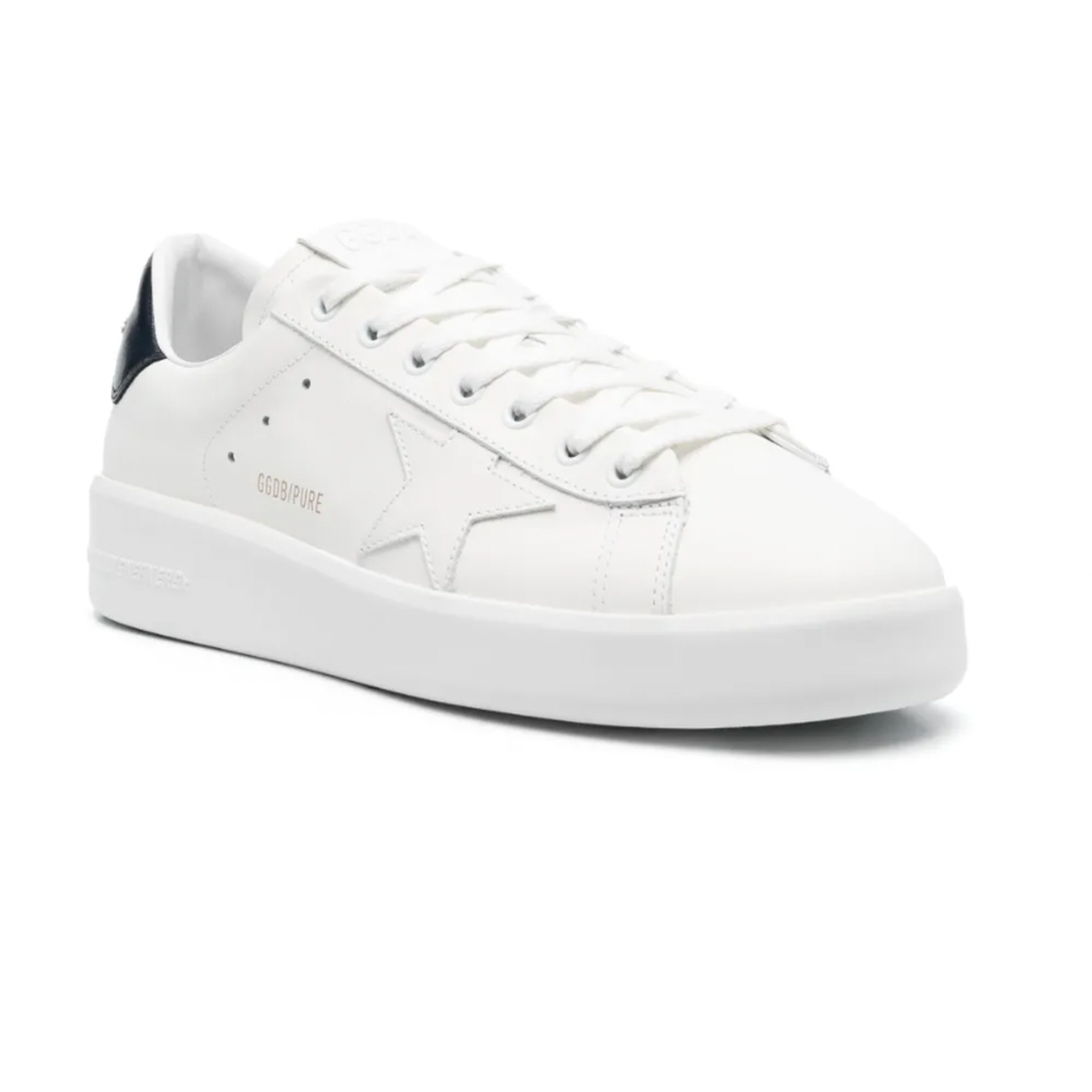 Golden Goose White/Navy Pure Sneakers