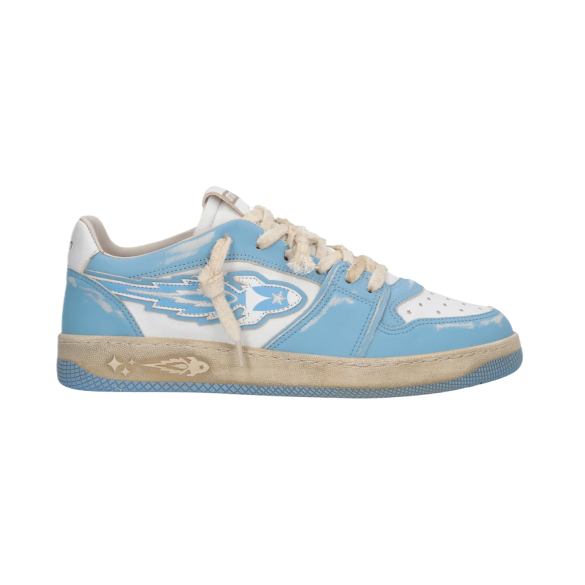 Enterprise Japan Egg Rocket Sneakers Light Blue/White