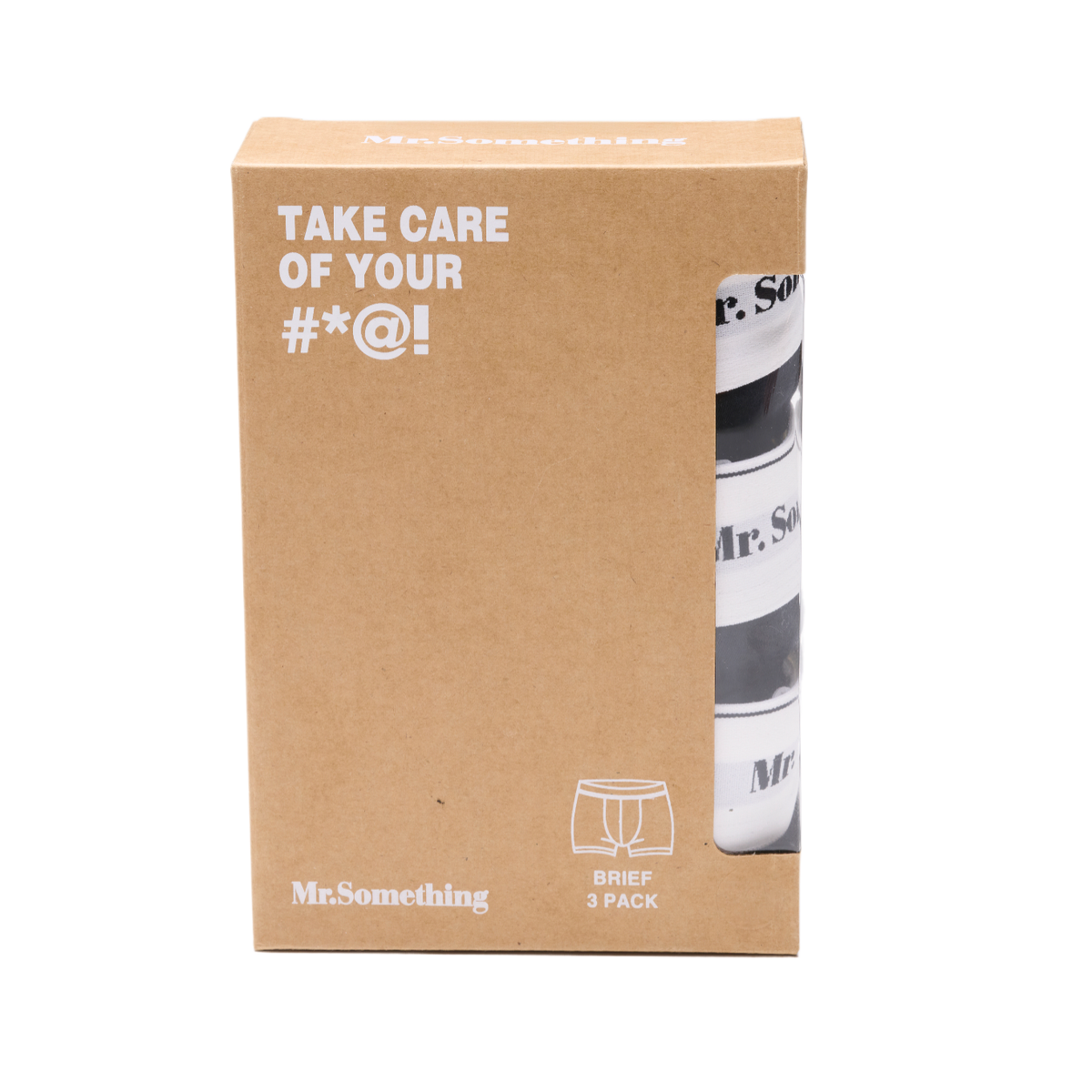 Mr.Something Brief Boxers Black Pack