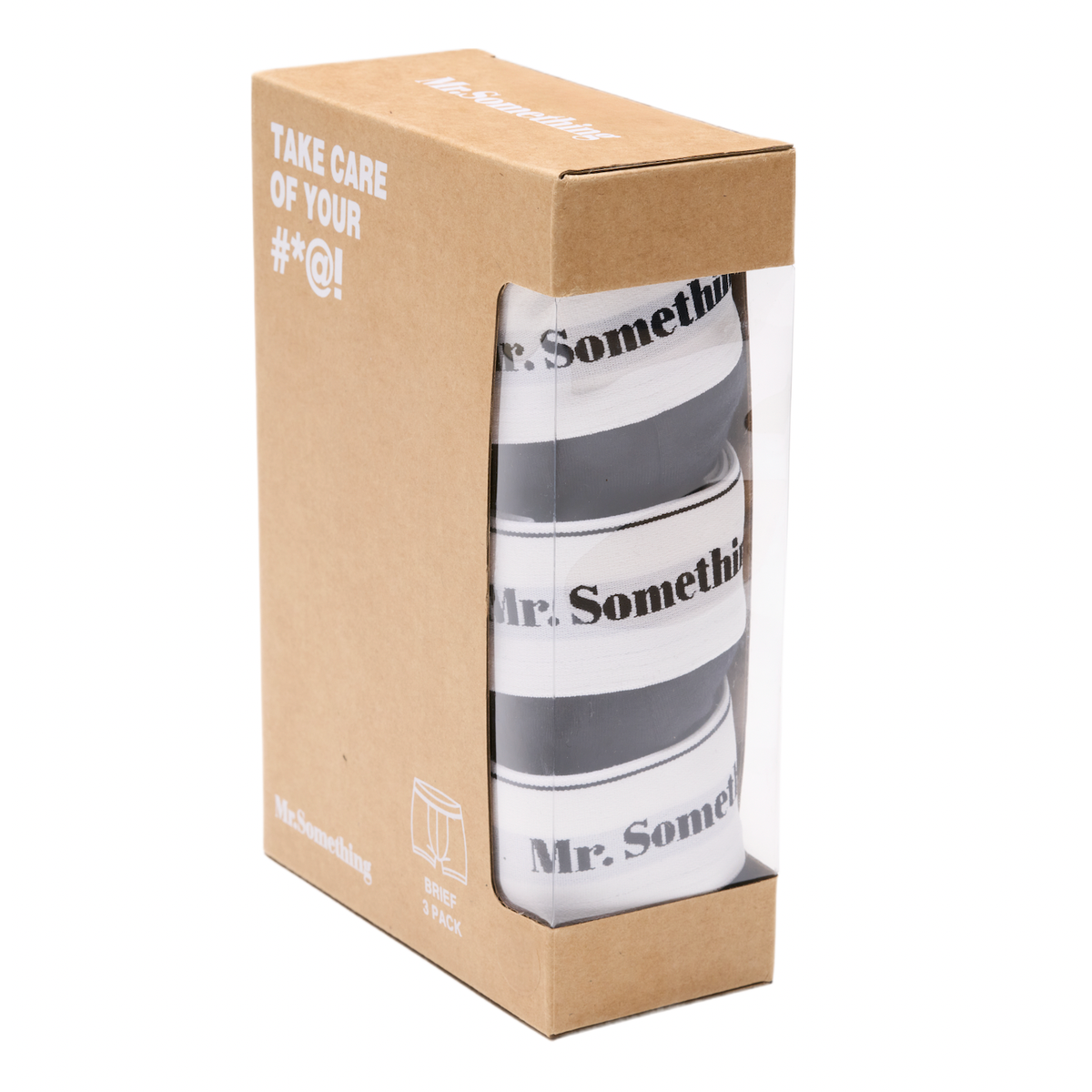Mr.Something Brief Boxers Black Pack