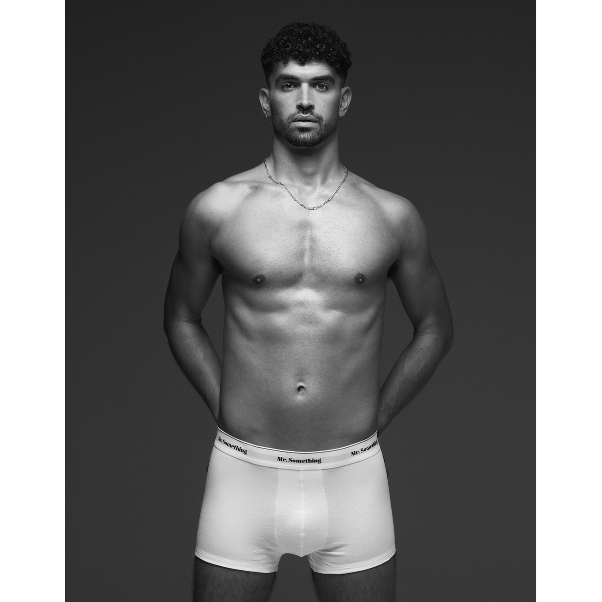 Mr.Something Trunk Boxers White Pack