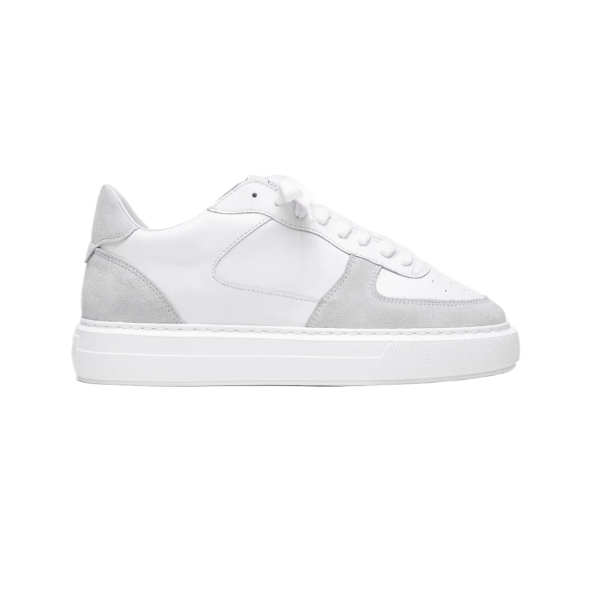 Cleens Court White Sneakers