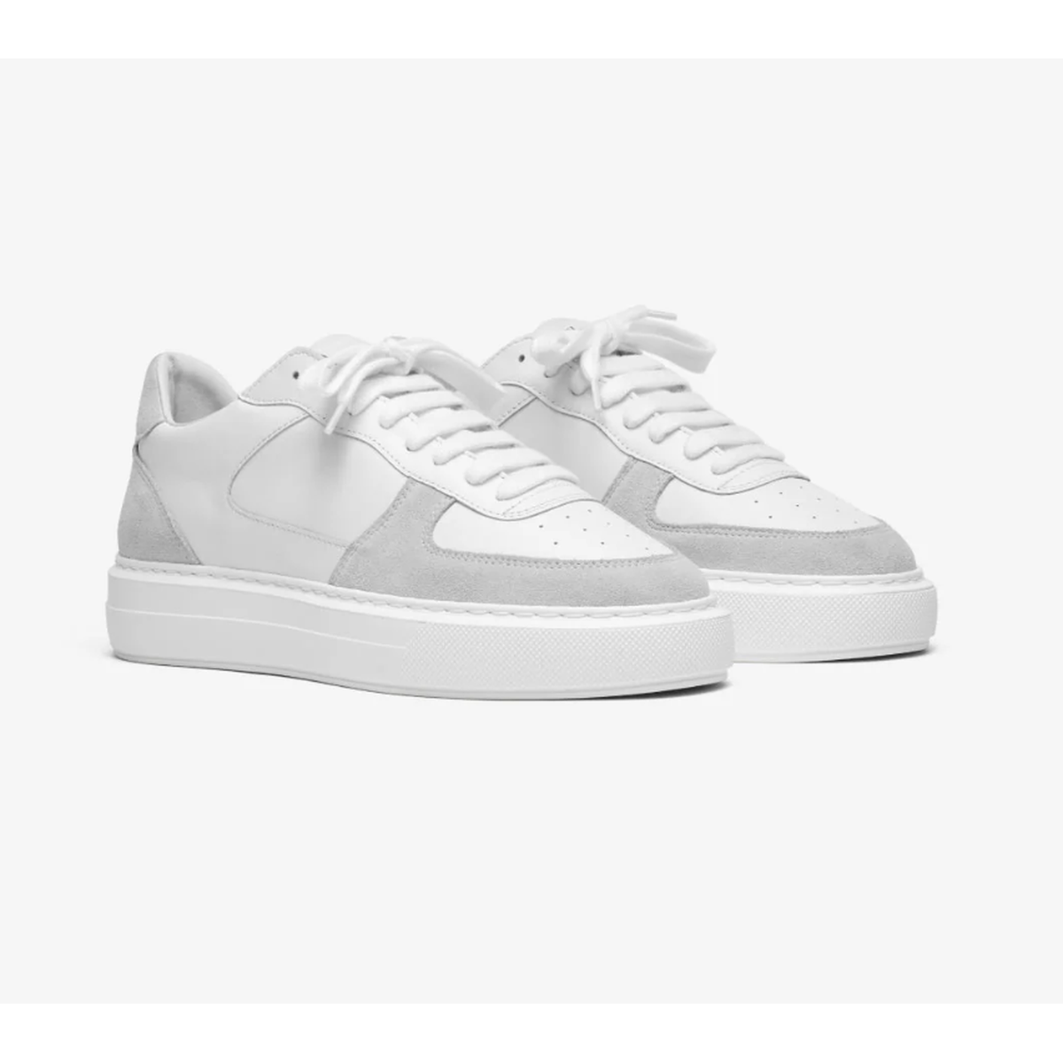 Cleens Court White Sneakers