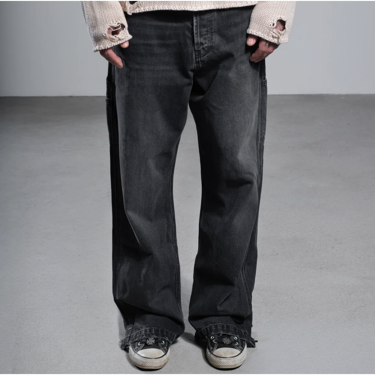 ASKYURSELF - PHRASE BAGGY JEANS