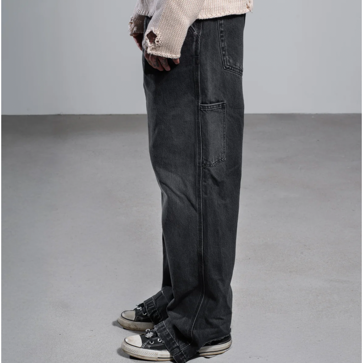 ASKYURSELF - PHRASE BAGGY JEANS