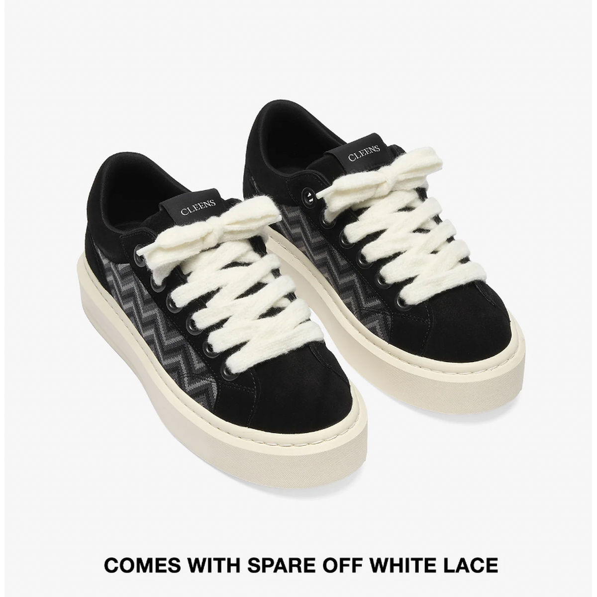 Cleens Ace Black Sneakers