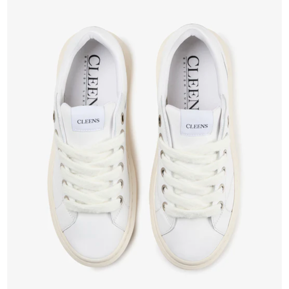 Cleens Ace White Sneakers