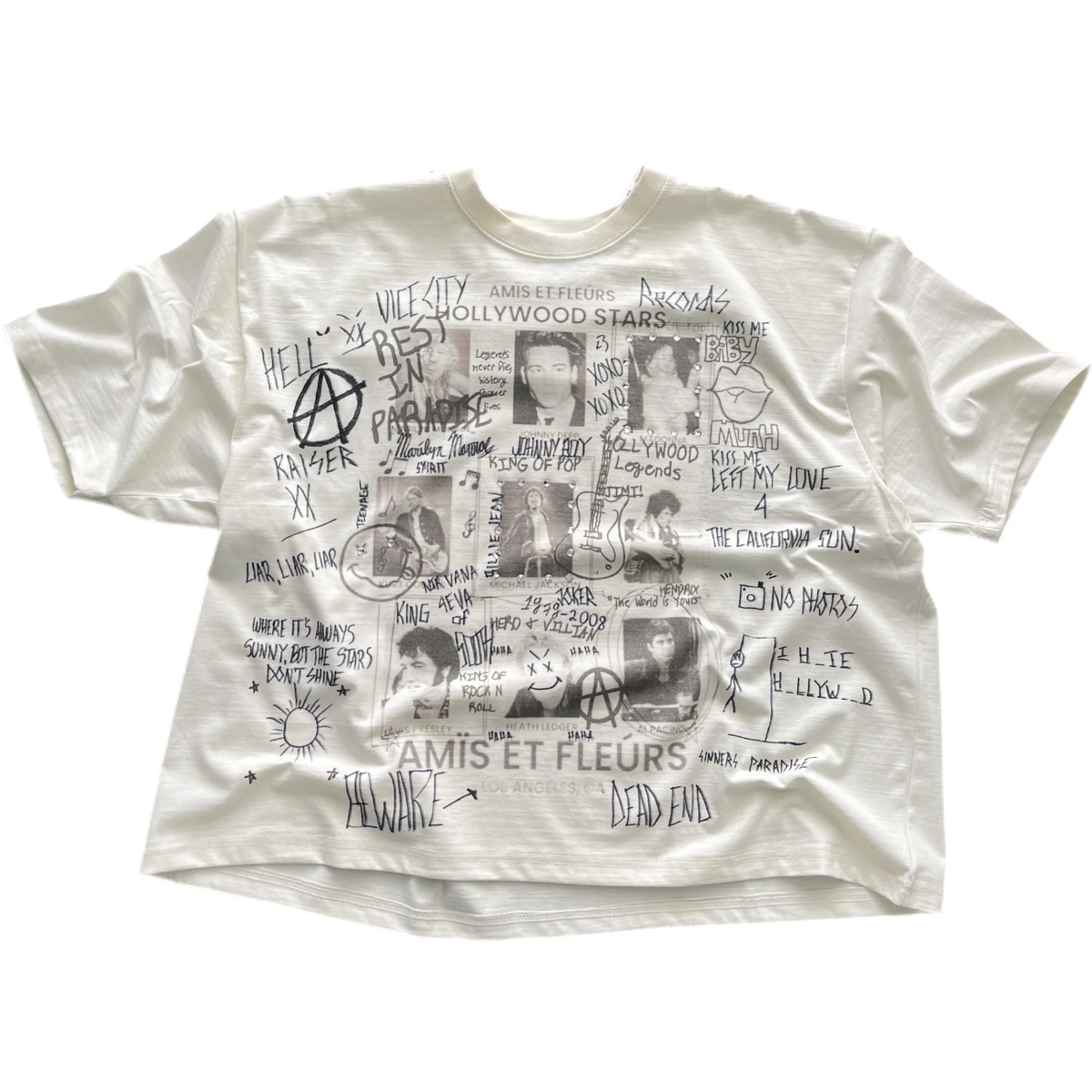 Amis Et Fleurs Hollywood Stars T-shirt