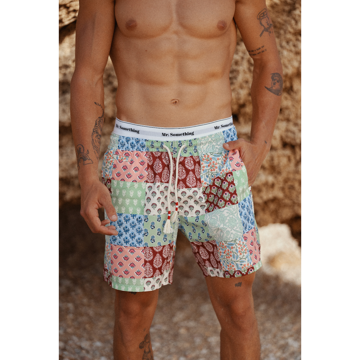 MC2 Saint Barth Caprese Swim Shorts in Flower Patch Print