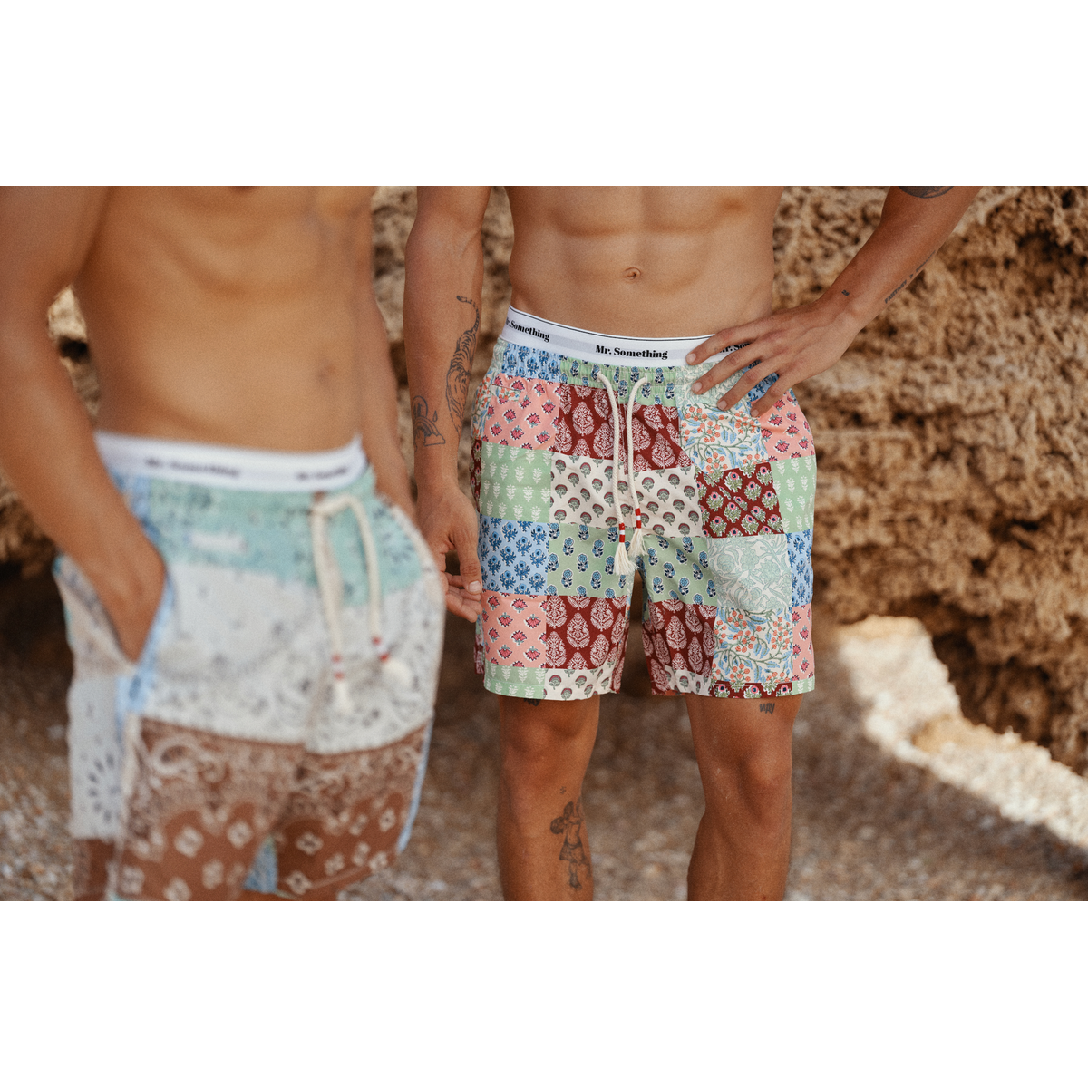 MC2 Saint Barth Caprese Swim Shorts in Flower Patch Print