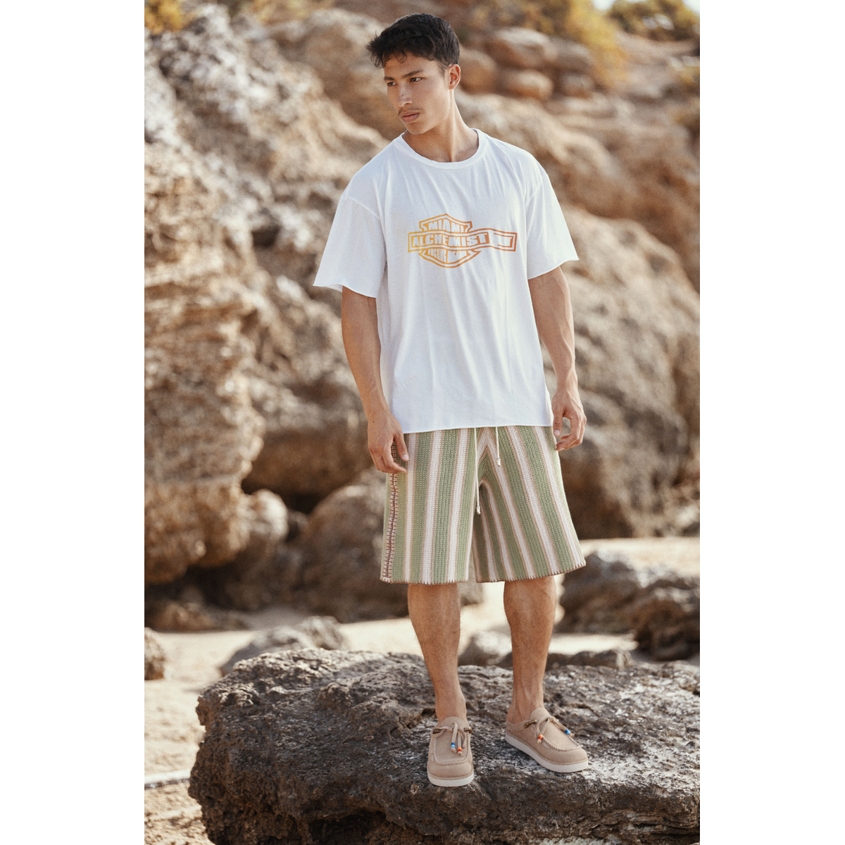 Caleb Green Crochet Shorts