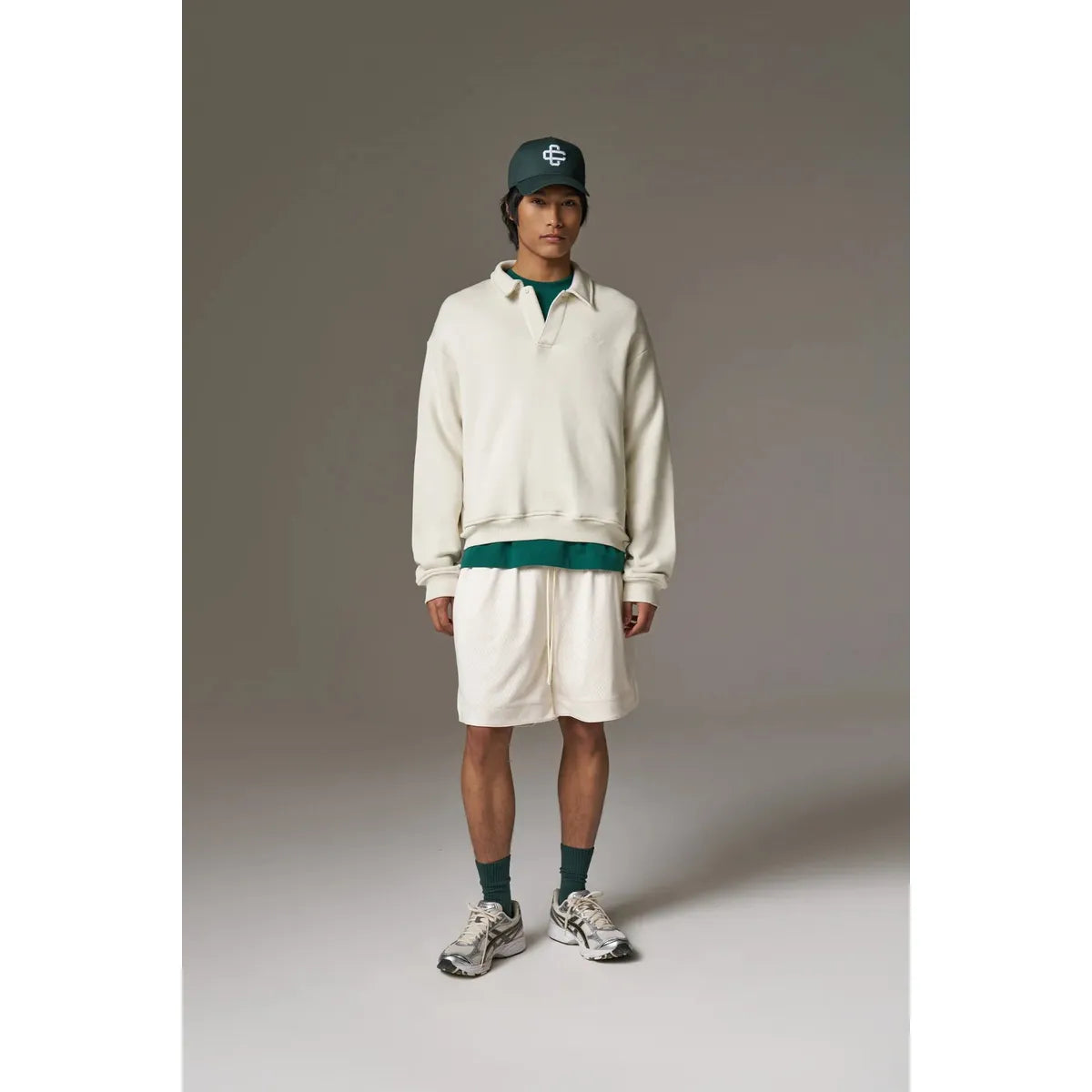 The Couture Club Off-White Airtex Shorts