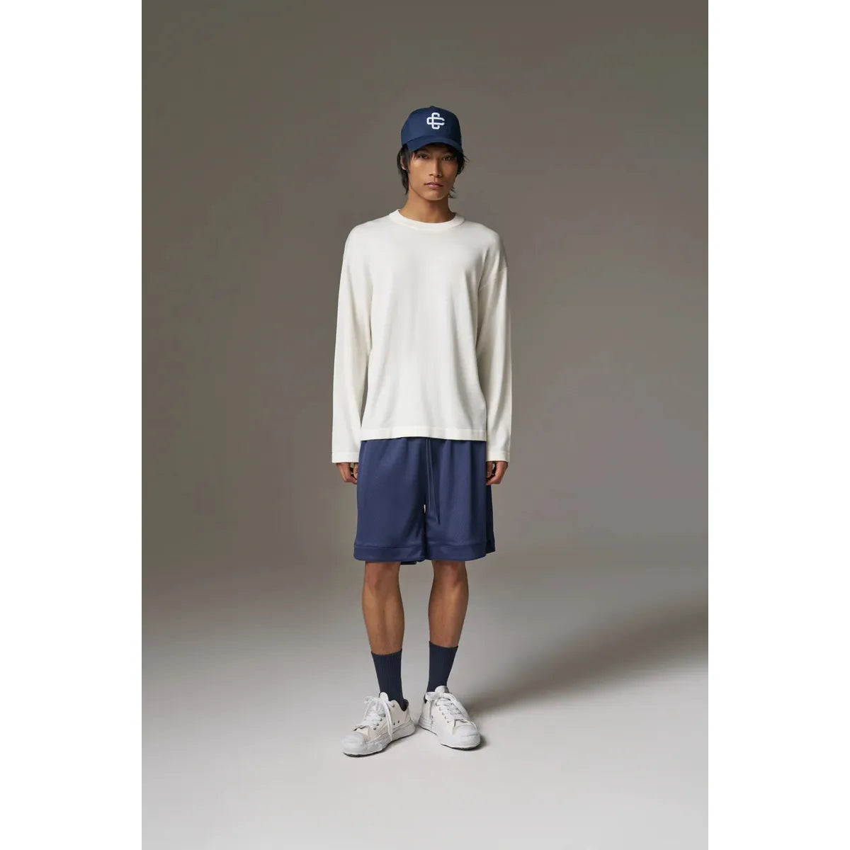 The Couture Club Navy Airtex Shorts