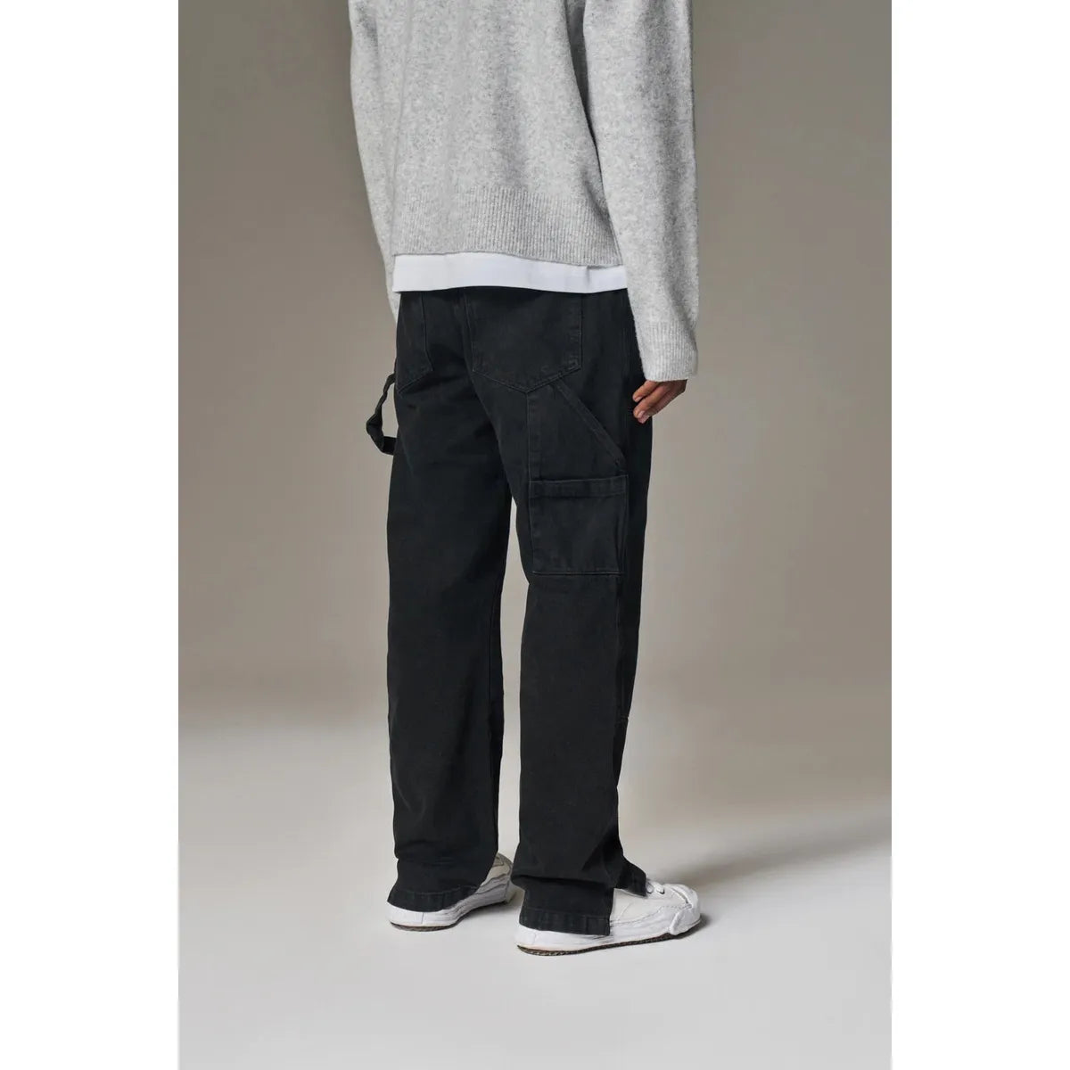 The Couture Club Denim Carpenter Black Jeans