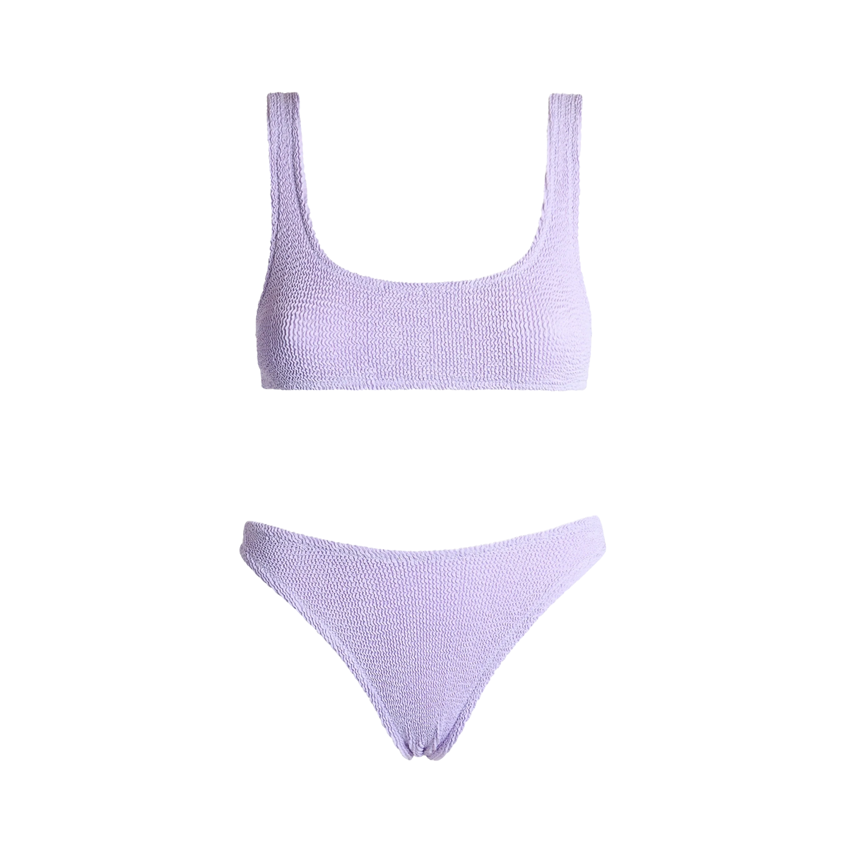 Women Purple Crinkle Bikini