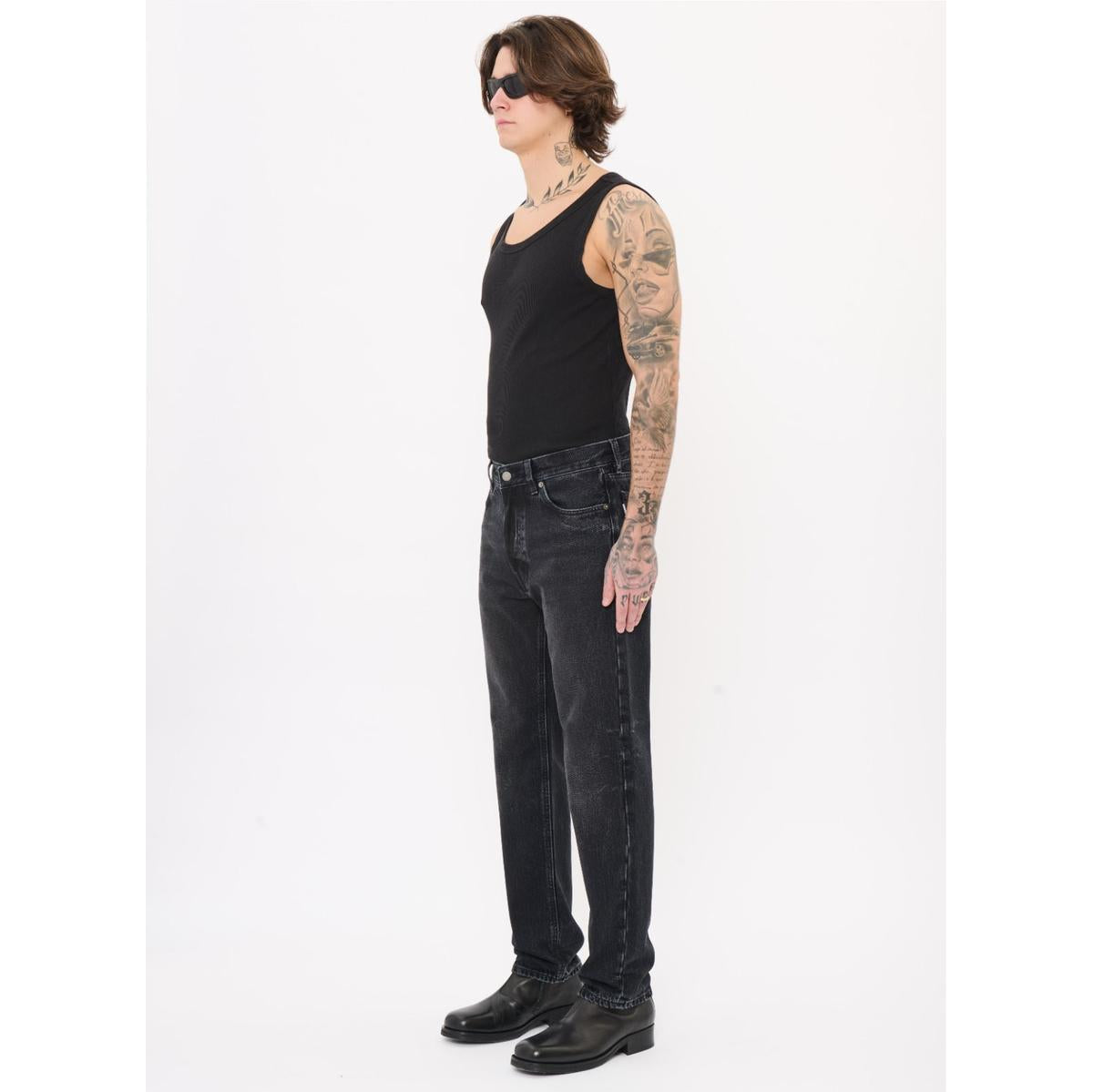 Haikure Tokyo Slim Vintage Black Trousers