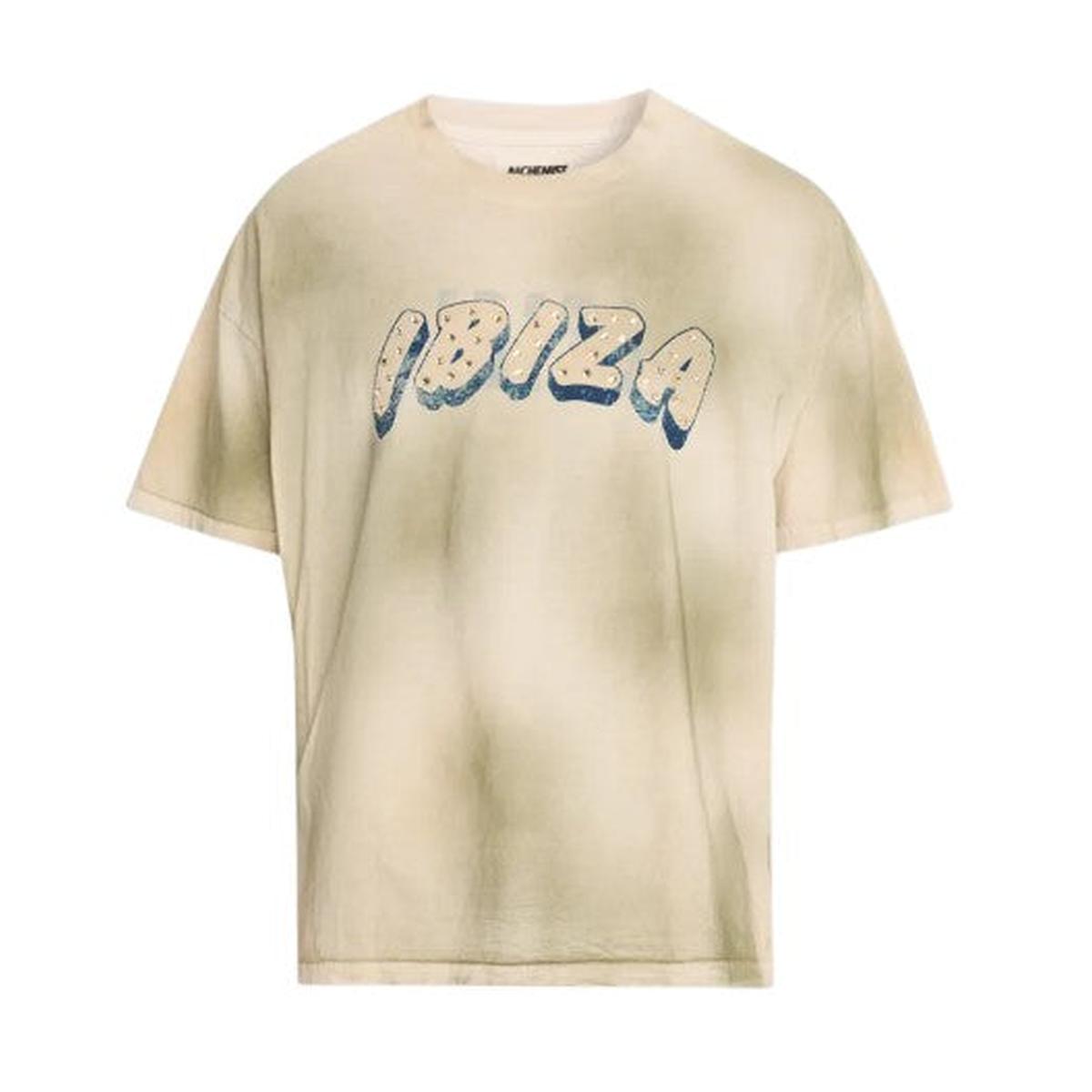 Alchemist Camo Wash 1 Ibiza T-Shirt With Crystals
