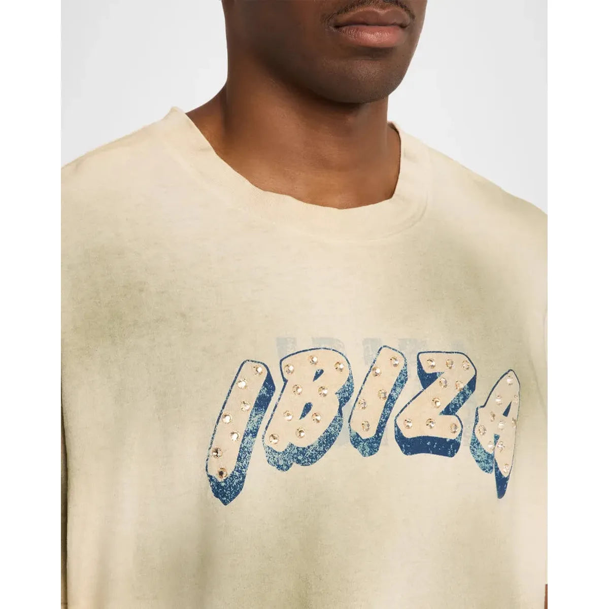 Alchemist Camo Wash 1 Ibiza T-Shirt With Crystals