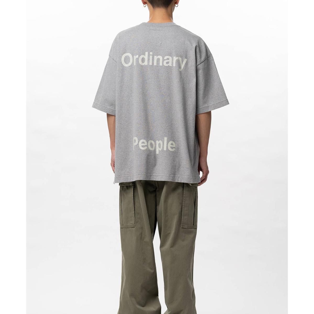 Maison Mihara "Don't Tag Me" Printed Gray T-shirt