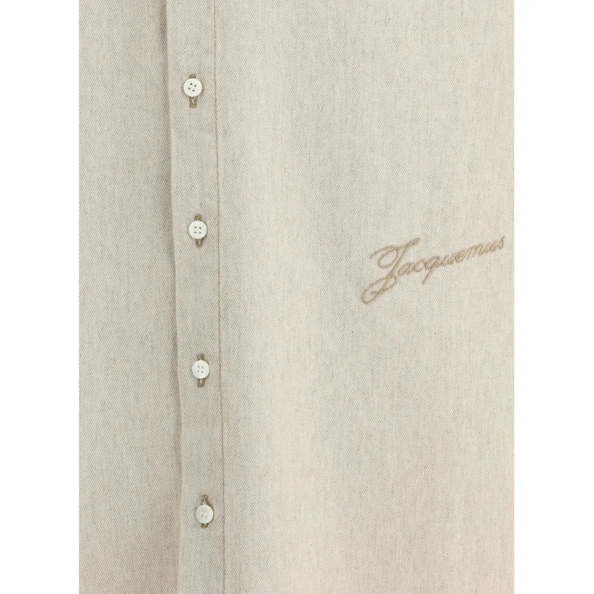 Jacquemus Cream Denim Shirt